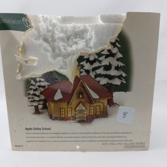 Dept 56 Apple Valley School New England Village #56172 1996-2008 - Picture 5 of 15